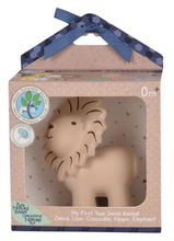 Load image into Gallery viewer, Lion Organic Natural Rubber Rattle, Teether &amp; Bath Toy
