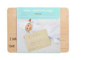 Baby Welcome Sign