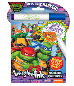 Teenage Mutant Ninja Turtles Imagine Ink Mess-Free Game Book