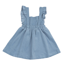 Load image into Gallery viewer, Solid Glacier Lake Pinafore Dress
