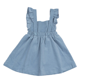 Solid Glacier Lake Pinafore Dress