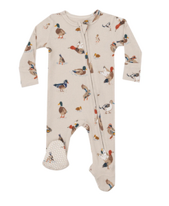 Ducks 2 Way Zipper Footie