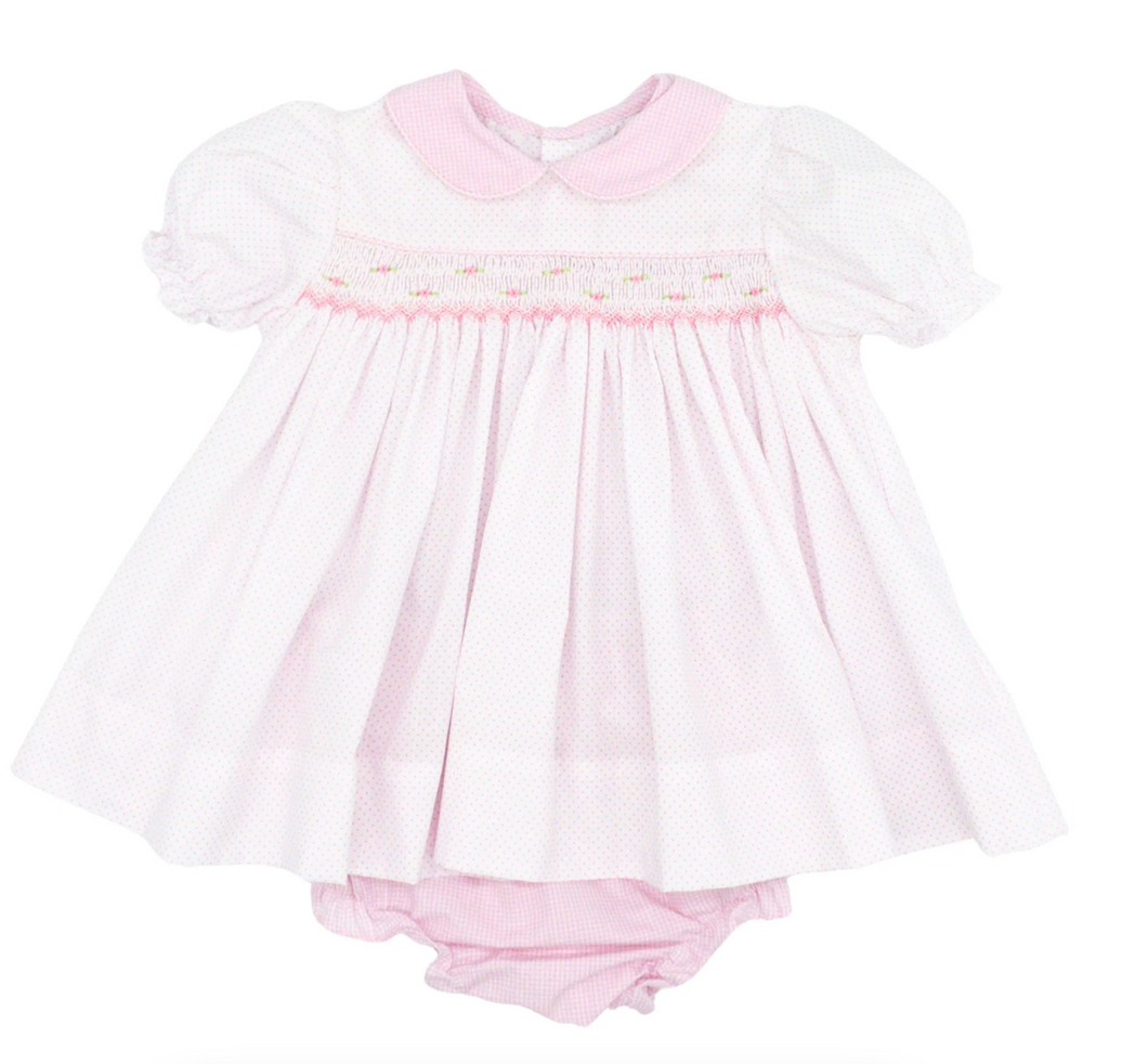 Petit Ami Smocked Dress with Bloomers