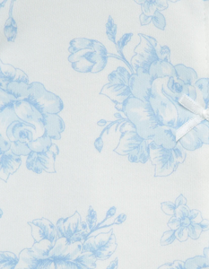 Blue Rose Receiving Blanket