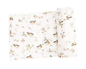 Duckling Families Swaddle Blanket