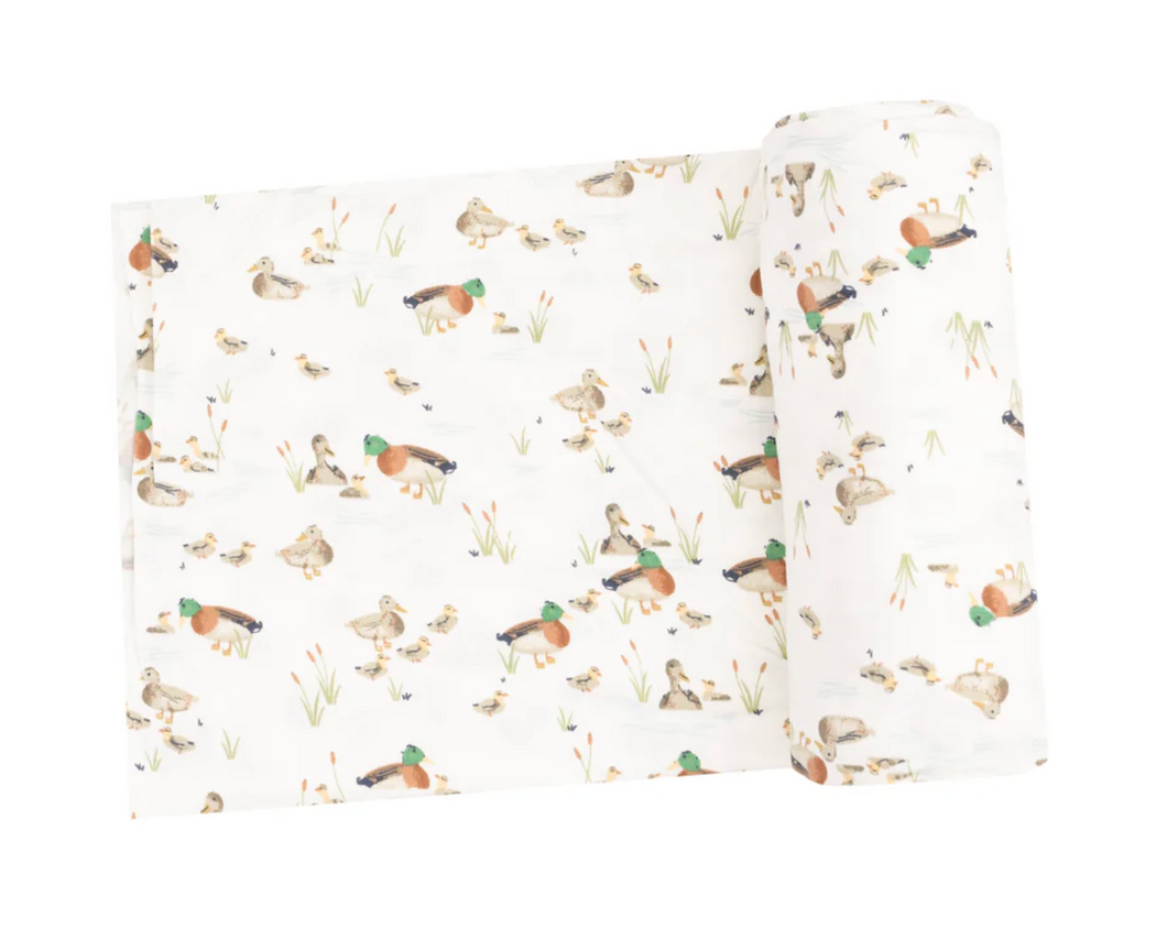 Duckling Families Swaddle Blanket