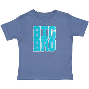 Big Bro Patch Short Sleeve T-Shirt - Indigo