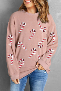 Xmas Candy Cane Sweatshirt