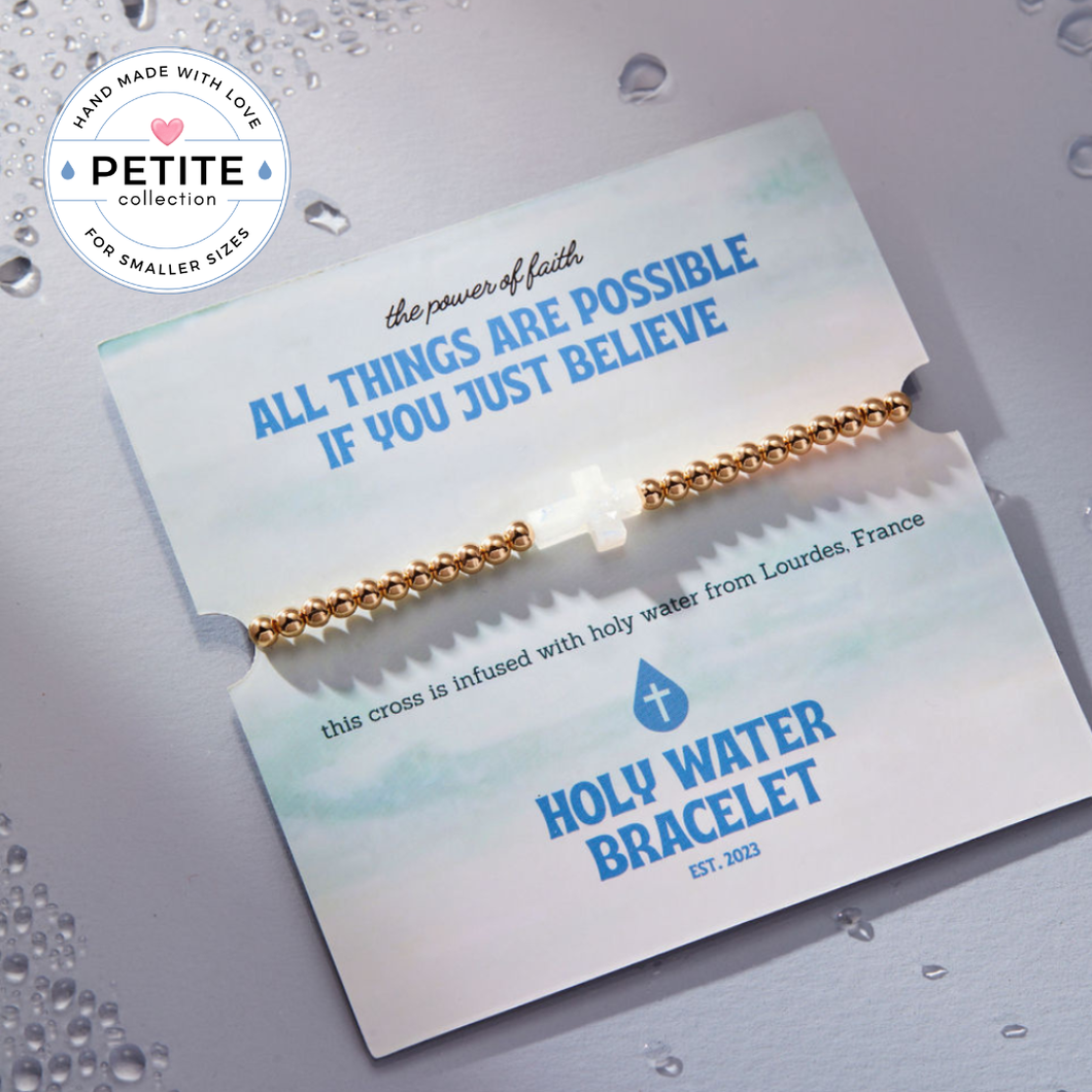 PETITE HOLY WATER STRETCH BRACELET