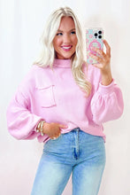 Load image into Gallery viewer, Paige Pink Pocket Sweater
