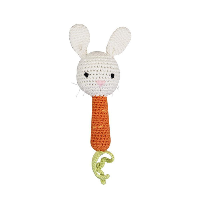 Zubels Bunny Crochet Stick Rattle