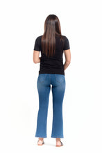 Load image into Gallery viewer, 30&quot; Maternity Slim Boot Jean w/ Bellyband in Tobias
