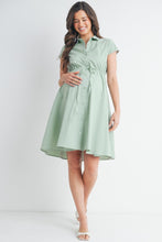 Load image into Gallery viewer, Savannah Sage Maternity Dress
