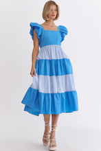 Load image into Gallery viewer, Dolly Tiered Ruffle Sleeve Dress
