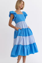 Load image into Gallery viewer, Dolly Tiered Ruffle Sleeve Dress
