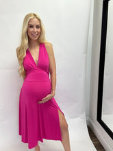 Load image into Gallery viewer, Henley Hot Pink Dress
