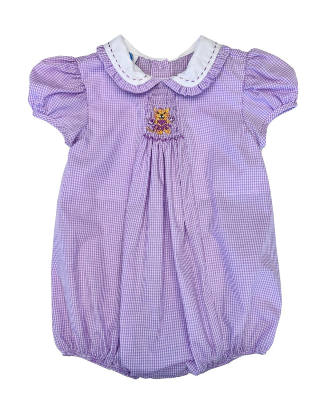 Krewe Kids Purple Tiger Smock Girl Bubble