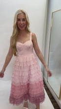 Load and play video in Gallery viewer, Padma Pink Midi Dress
