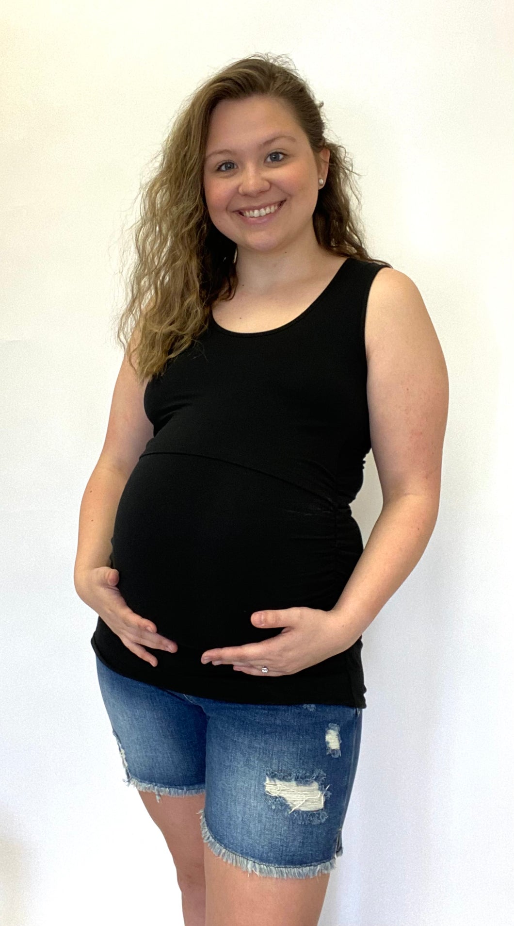 Black Nursing Tank