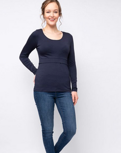 Laina Long Sleeve Nursing Tee