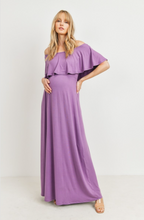 Load image into Gallery viewer, Off the Shoulder Solid Maxi
