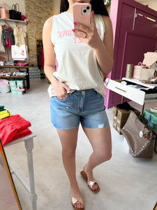 Rammi Denim Cut Off Shorts