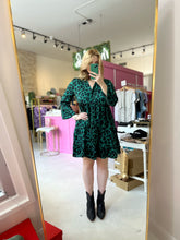 Load image into Gallery viewer, Gracie Green Leopard Dress
