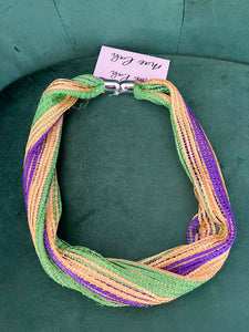 Mardi Gras Magnetic Necklace