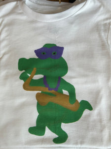 Madison Mardi Gras Alligator Tee