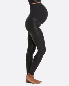 Spanx Faux Leather Maternity Leggings