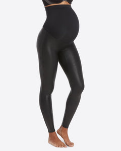 Spanx Faux Leather Maternity Leggings